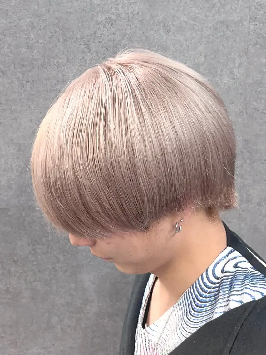 ショート ショートヘア 縮毛矯正 カマタ ハルキのヘアスタイル
