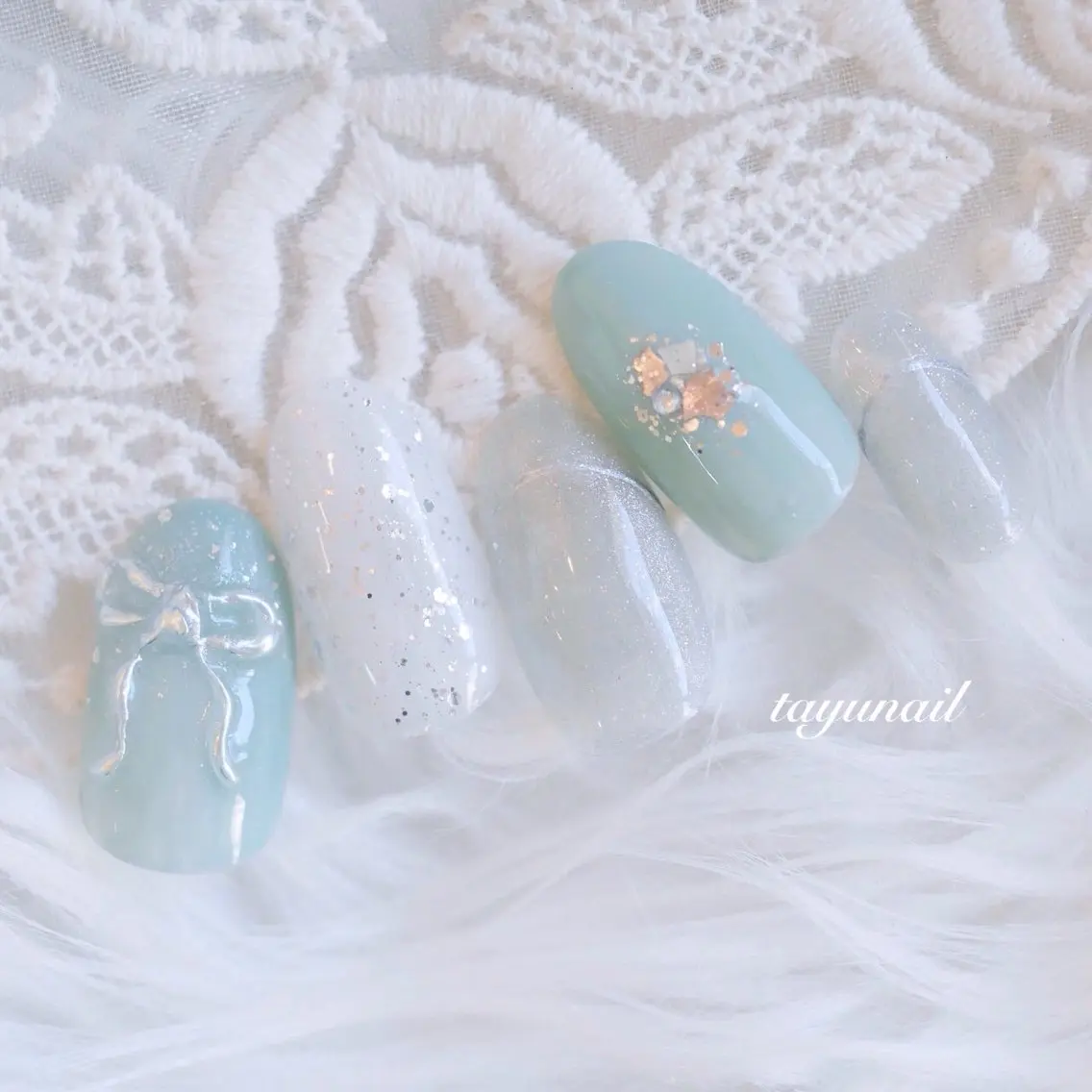 ネイル アートネイル ジェルネイル パラジェル ネイルサロン 【たゆnail】のネイルデザイン