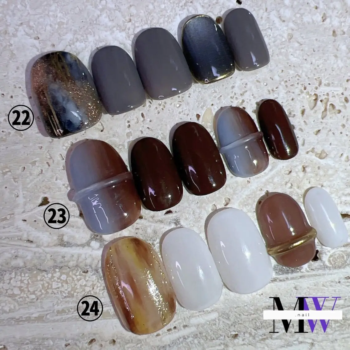 ネイル アートネイル ハンドネイル MW .nailのネイルデザイン