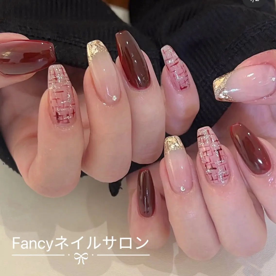 ネイル チークネイル フットネイル グラデーション 韓国ネイル ニュアンスネイル Fancyネイル サロン練馬店のネイルデザイン