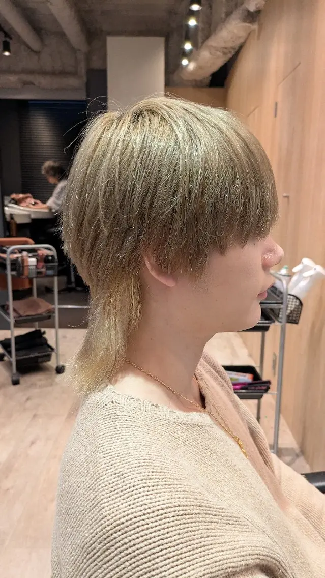 メンズ ミディアム マッシュウルフ マッシュ メンズウルフカット ウルフカット こだっく /メンズカットのヘアスタイル