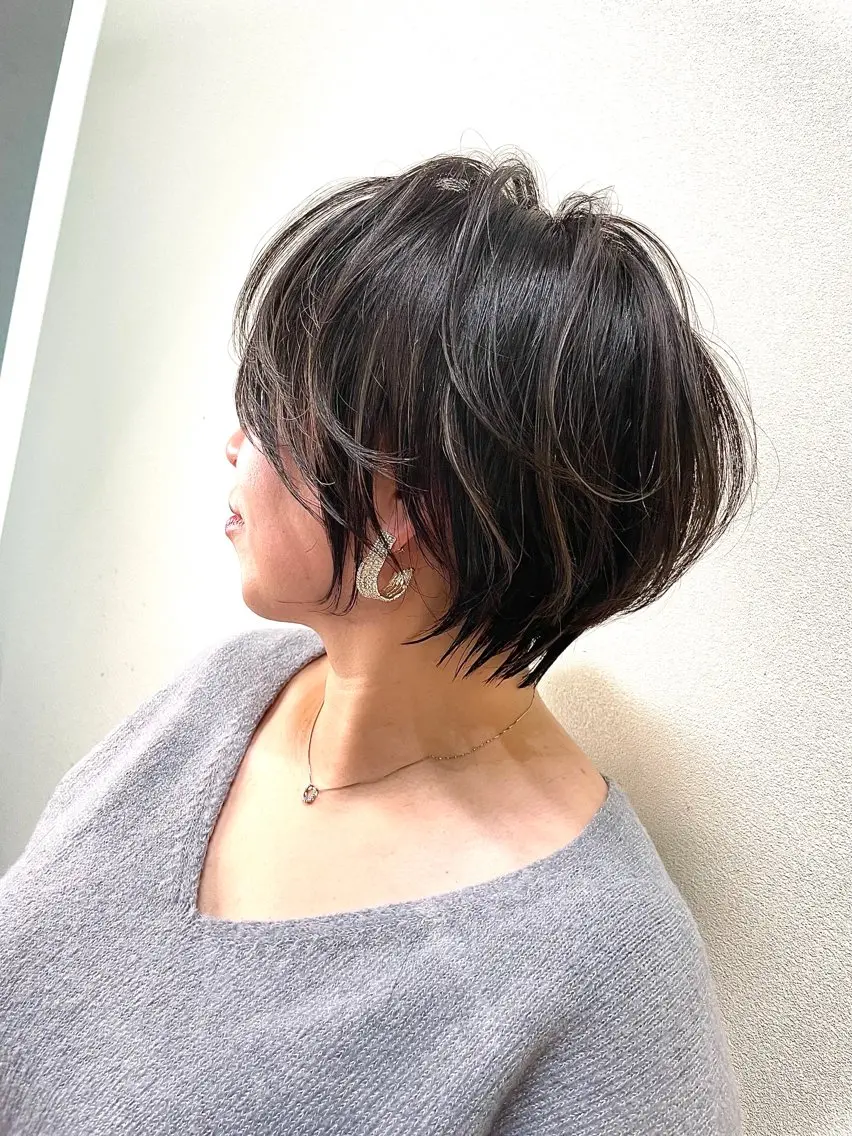 【人気No. 1✨】骨格整形カット+カラー+超音波酸熱TOKIOトリートメントの写真