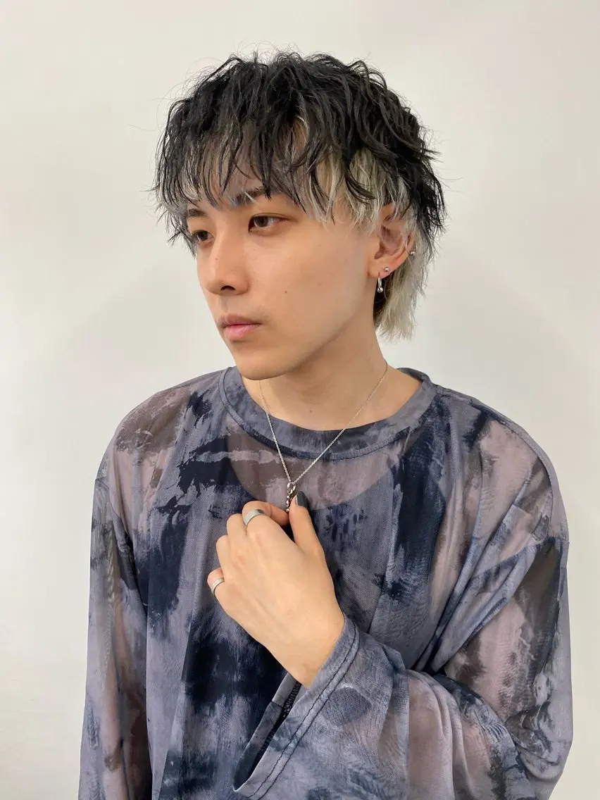 ショート カラー パーマ ヘアアレンジ メンズ メンズ特化酒井翔太 /メンズカット/名駅のヘアスタイル