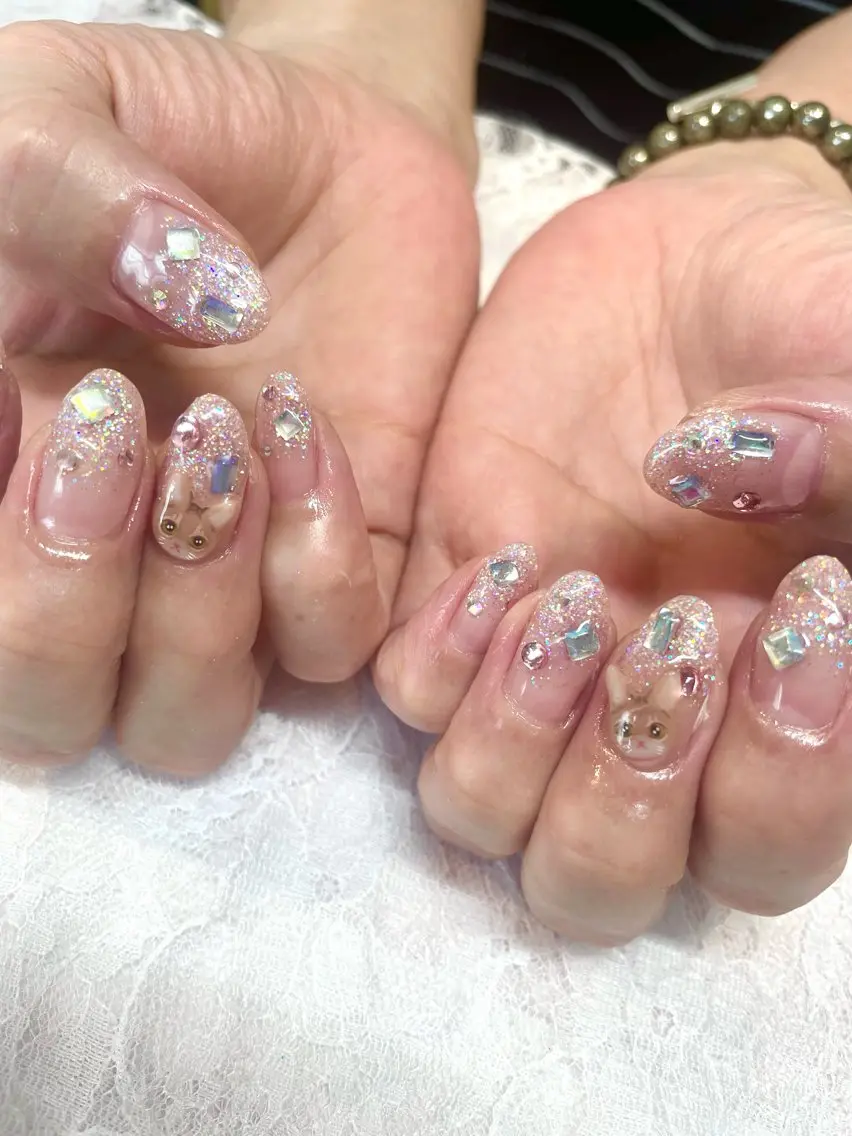 ネイル ハンドネイル Nail ヌシん家 AKANEのネイルデザイン