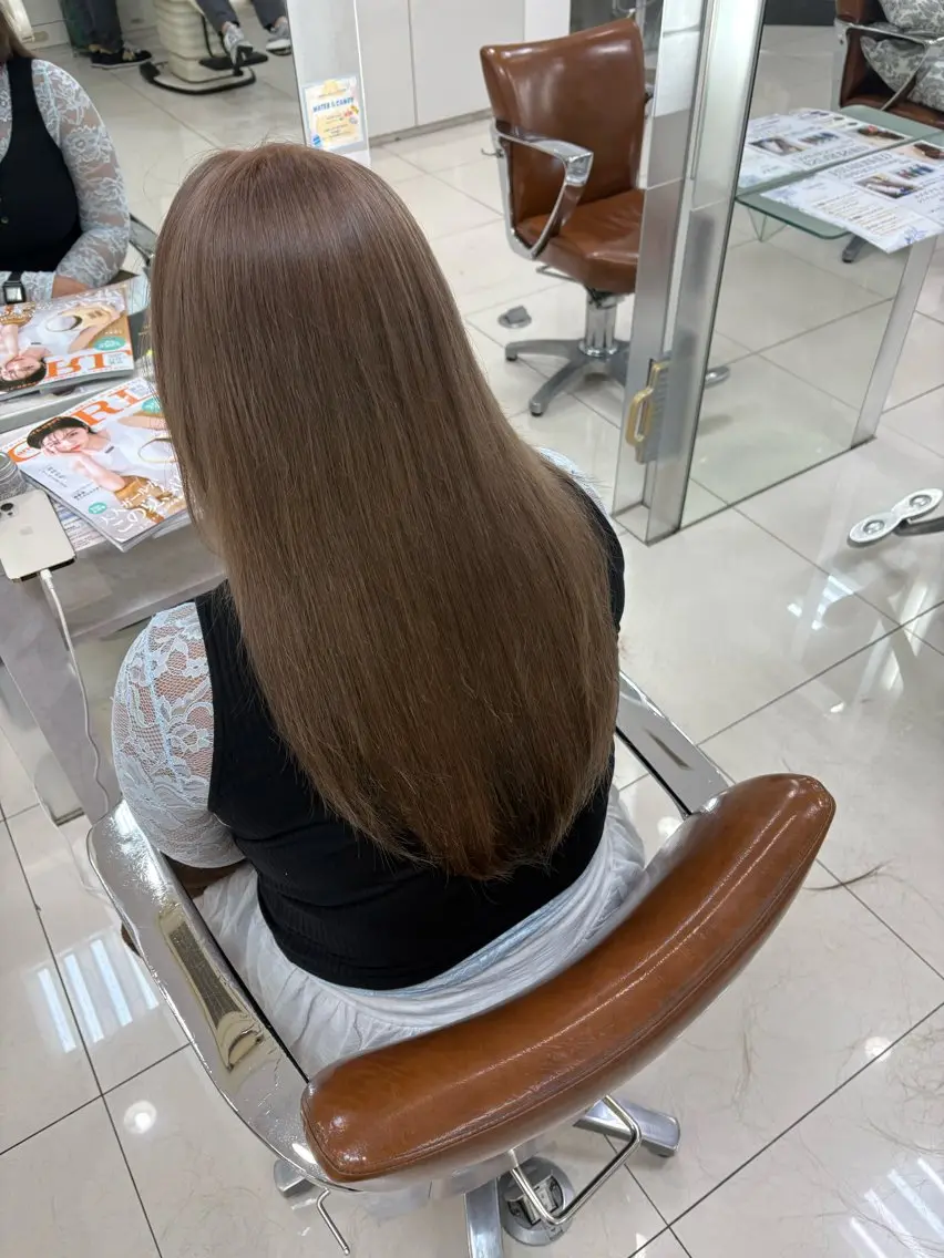 ロング ヘアカラー 艶カラー /なほのヘアスタイル