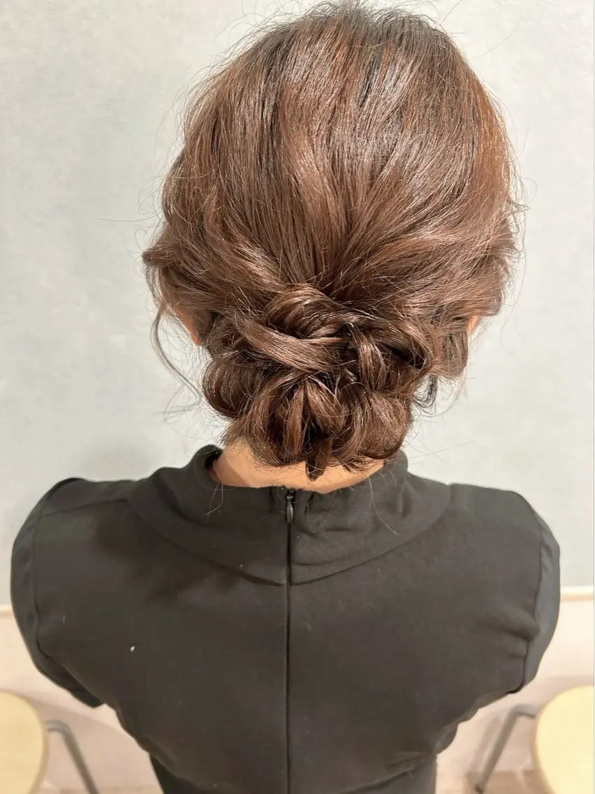 ミディアム ヘアアレンジ 大阪/ヘアアレンジ /似合わせset💐のヘアスタイル