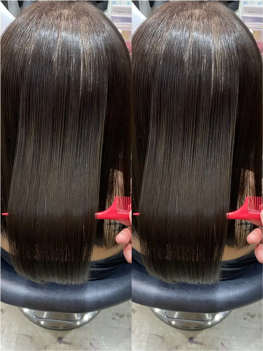 セミロング カラー 髪質改善 トリートメント カット ヘアカラー トリートメント レイヤー×髪質改善✨ 渋谷/佐藤侑哉のヘアスタイル
