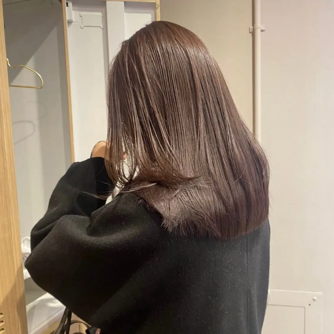 カラー オリーブ🎶アッシュ グレージュちひろ🧸のヘアスタイル