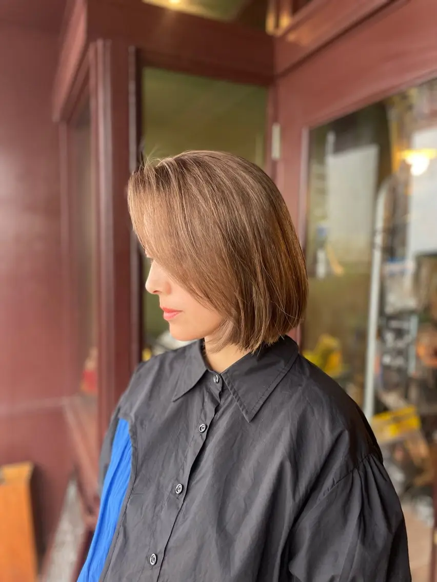 ショート カラー カット ヘアカラー トリートメント ヘアセット PATH-hair. storeのヘアスタイル