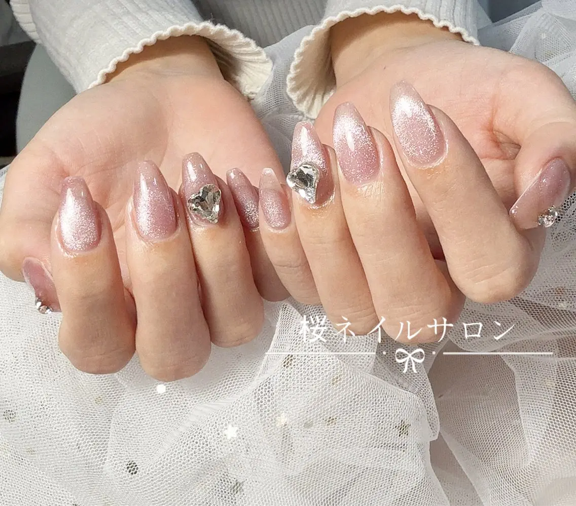ネイル アートネイル フットネイル フレンチネイル ジェルネイル ニュアンスネイル 桜 ネイルのネイルデザイン