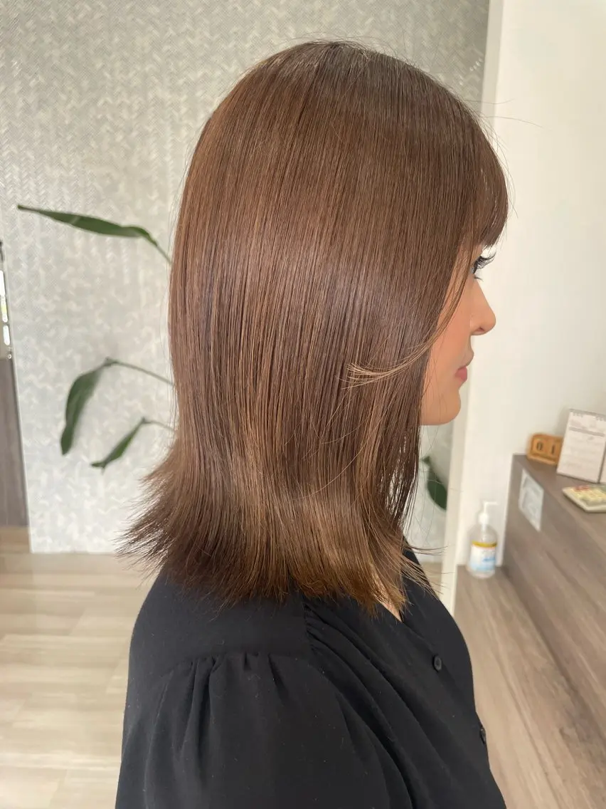 ミディアム カット ヘアカラー ヘッドスパ 🌷岸 麻衣🌷のヘアスタイル