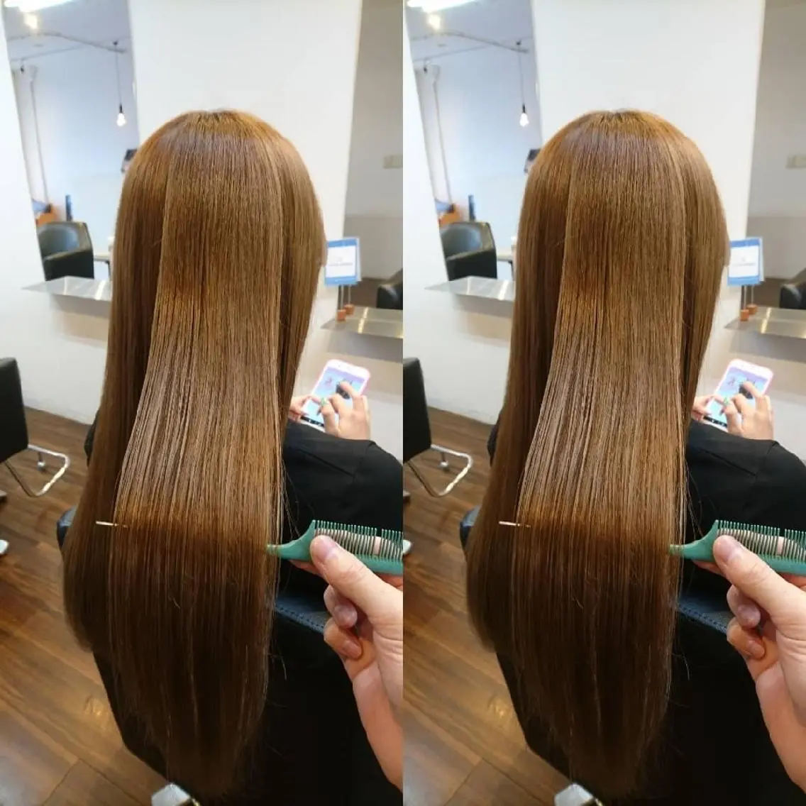 ロング カラー トリートメント 酸熱トリートメント 原田 祥彰のヘアスタイル