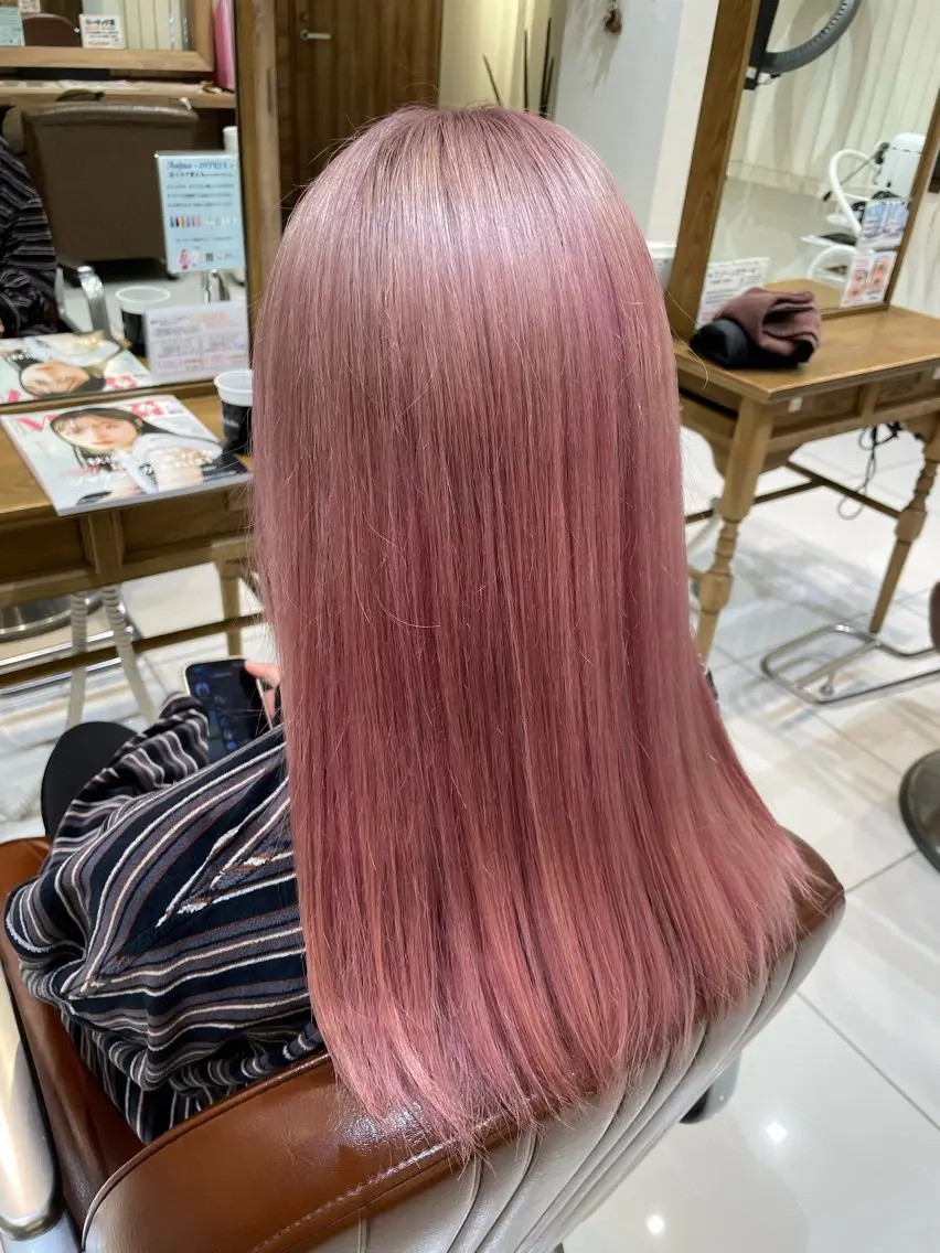 🥑期間限定🥑【3名限定】透明感抜群✨🖤ダブルカラー＋プチトリートメント＋コテ巻き無料*･ﾟ࿐⋆*🫧✨.*･ﾟの写真