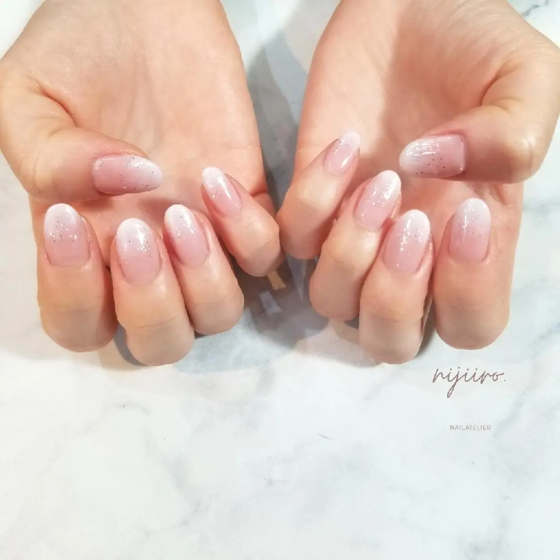 ネイル グラデーション ハンドネイル nijiiro🌈 サトウのネイルデザイン