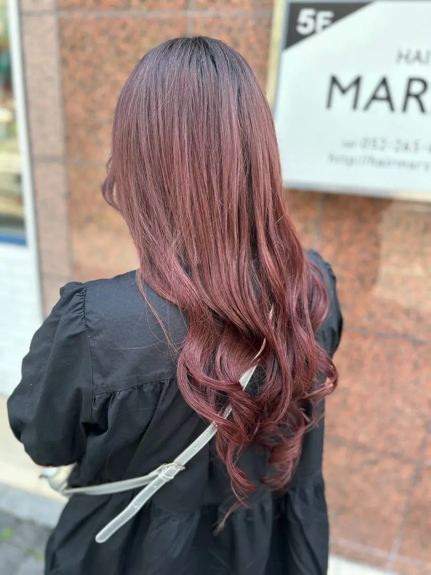 ロング プルエクステ エクステ エクステ SA YAKAのヘアスタイル