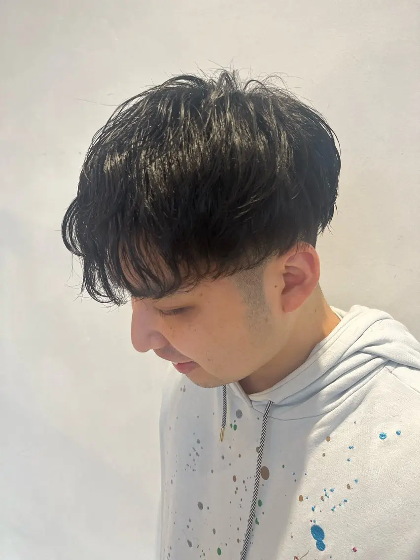 パーマ メンズ メンズパーマ ニュアンスパーマ 🟦メンズ特化🟦 たかしま　あさひのヘアスタイル