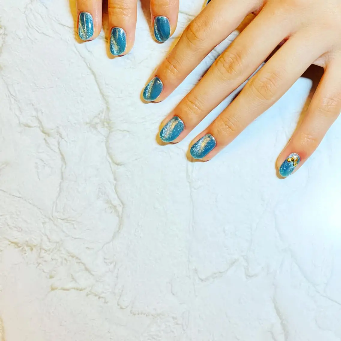 ネイル ジェルネイル マグネットネイル M nail はやまうららのネイルデザイン