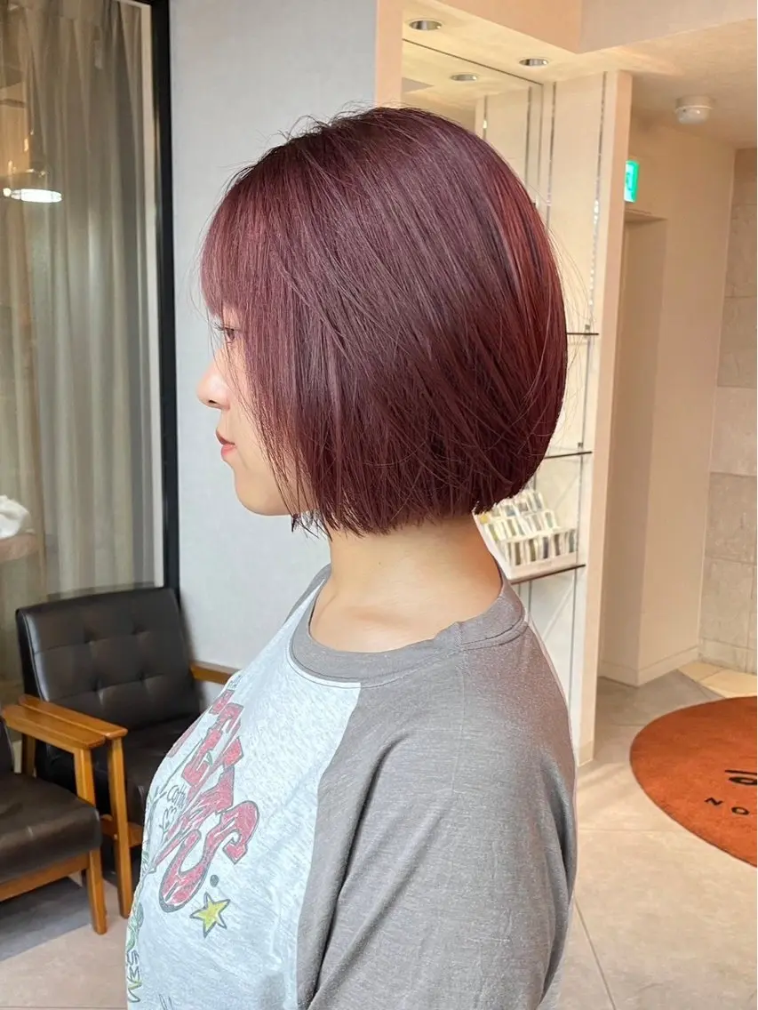 ショート カラー 鳥ちゃん🐥/中性系 /西中島/新大阪のヘアスタイル