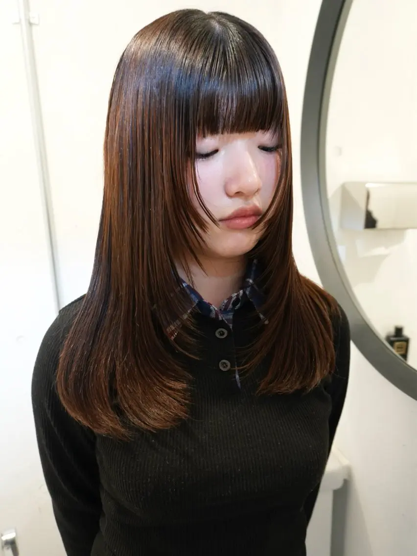 ミディアム カット ⭐︎似合わせカラー /レイヤー✩momoのヘアスタイル