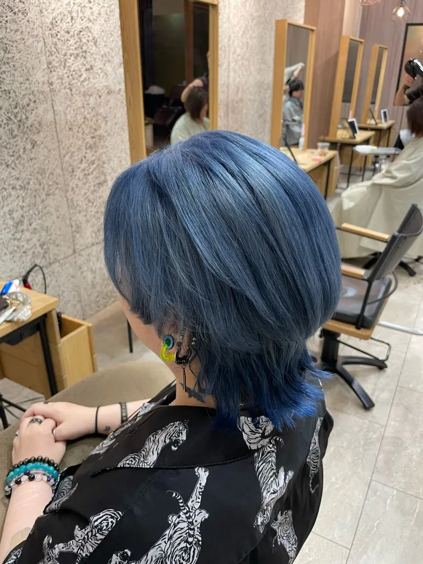ショート カット ヘアカラー 浅川恵太/縮毛矯正 /ブリーチ縮毛矯正のヘアスタイル