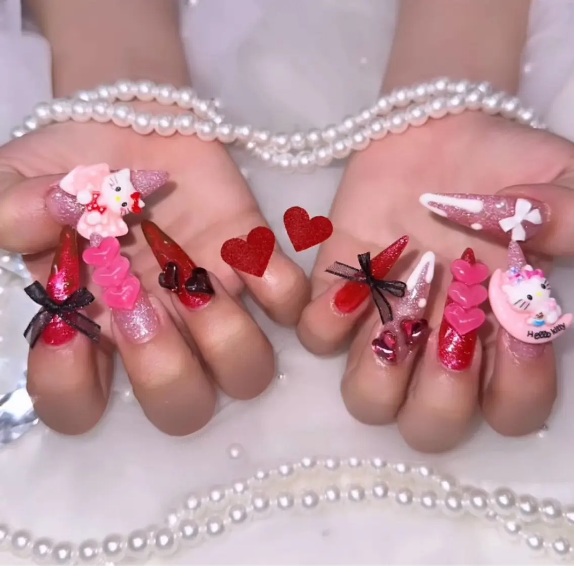ネイル 韓国ネイル ロングネイル メンズネイル ワンホンネイル ハンドネイル ビューティーサロン ICYのネイルデザイン