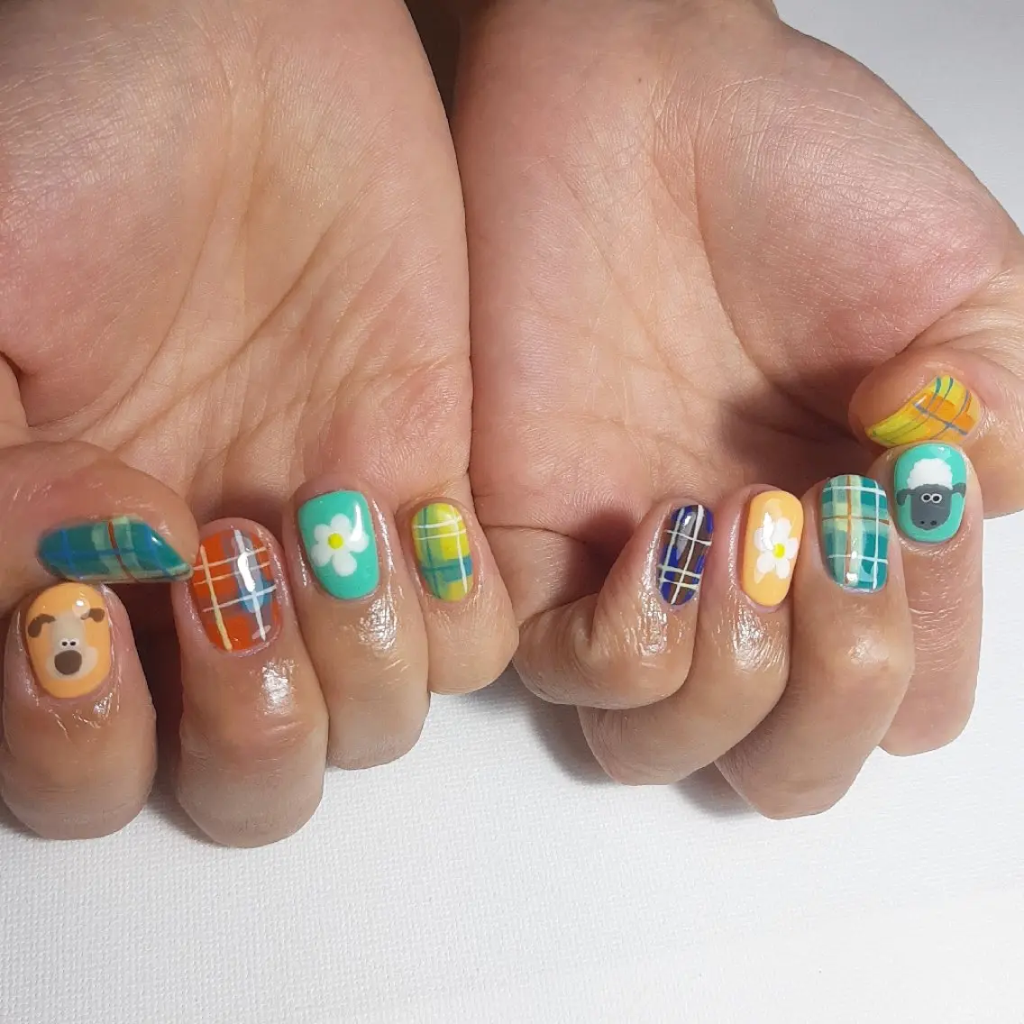ネイル ジェルネイル 持ち込み ショートネイル owlnail /持込みデザイン専門のネイルデザイン