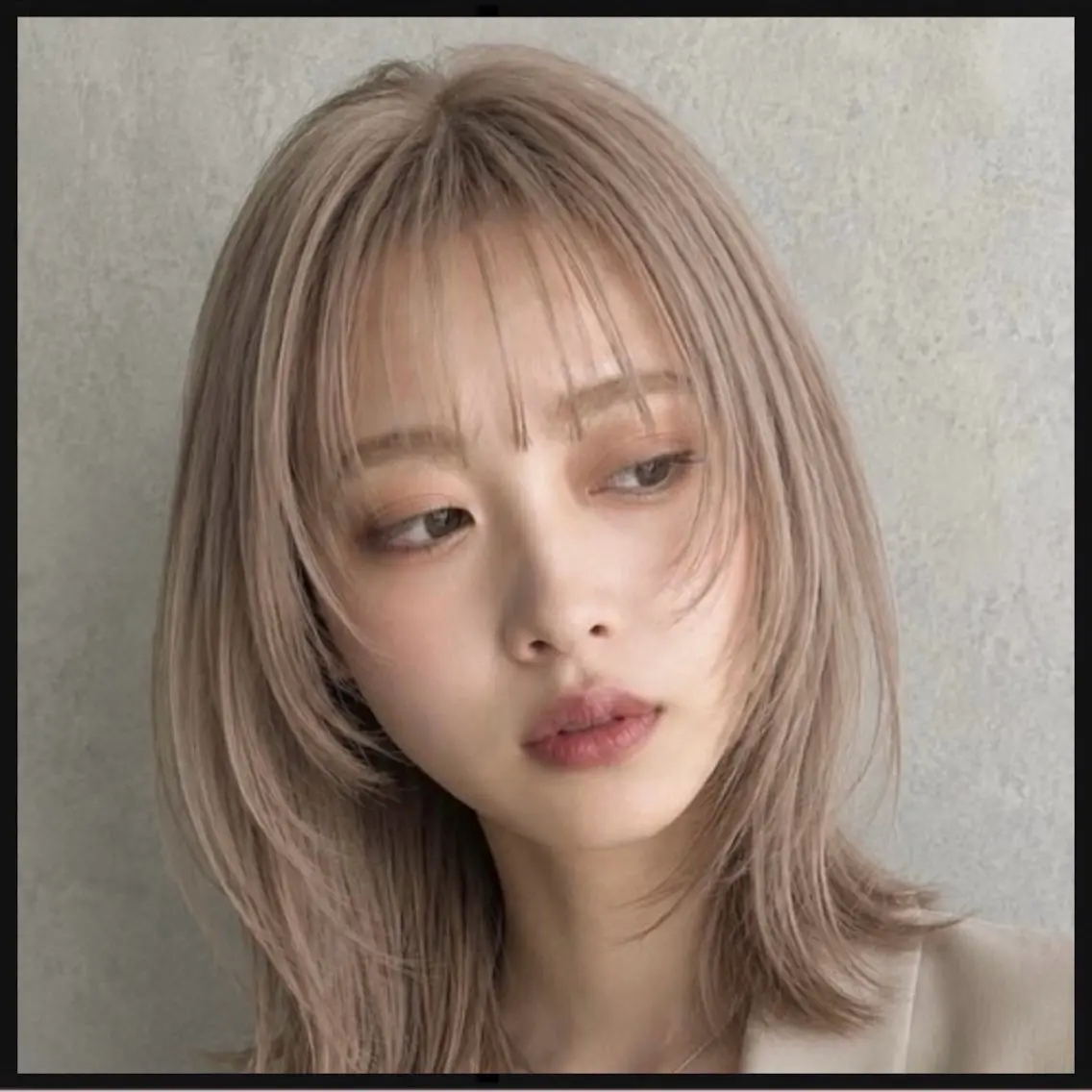 ミディアム 透明感ダブルカラー/ 似合わせボブ👑涼介のヘアスタイル