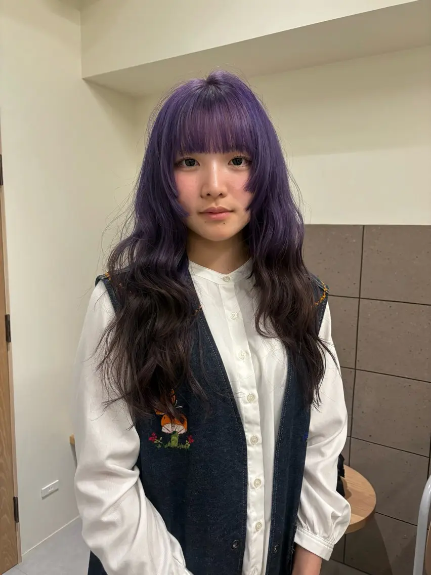 ロング カラー カット ヘアカラー トリートメント natsuki /HUIのヘアスタイル