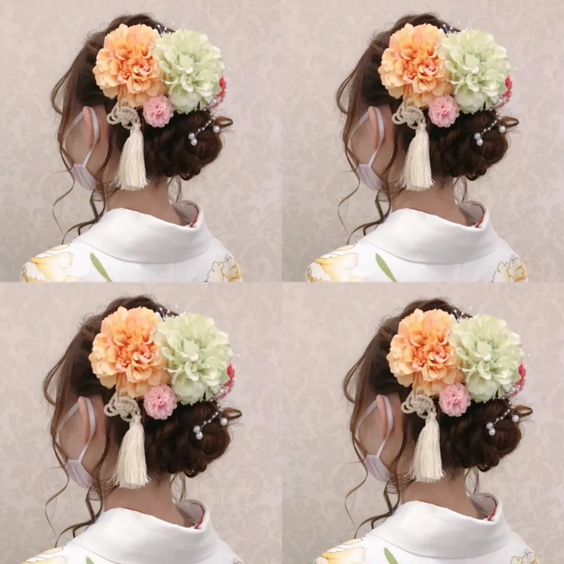 セミロング ヘアアレンジ ヘアセット 🌷MAYU 🌷のヘアスタイル
