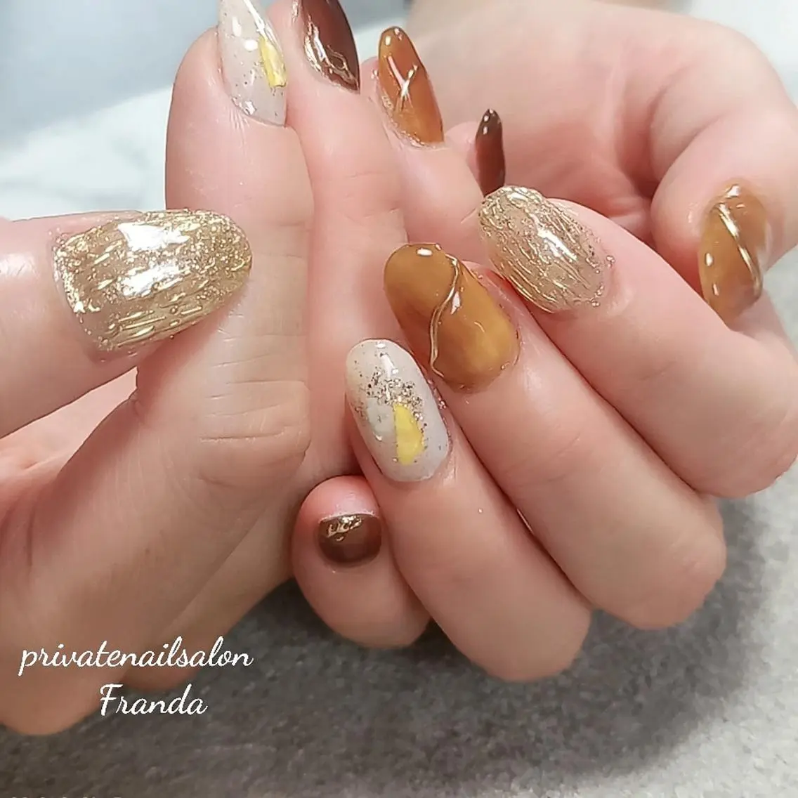 ネイル ハンドネイル Franda ✾のネイルデザイン