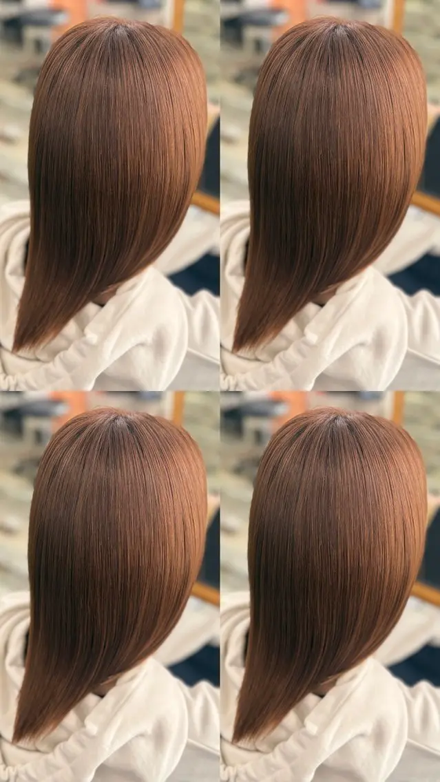 ミディアム カット トリートメント 髪質改善🪽 森川☜ ☜ のヘアスタイル