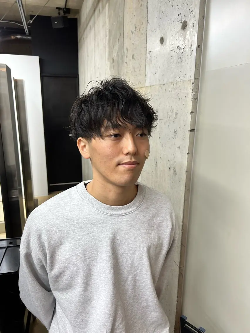 ショート パーマ 西川 凜のヘアスタイル