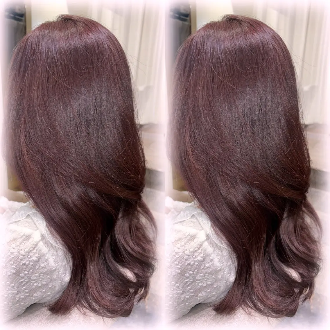 ミディアム カラー 猪妻 采蘭のヘアスタイル