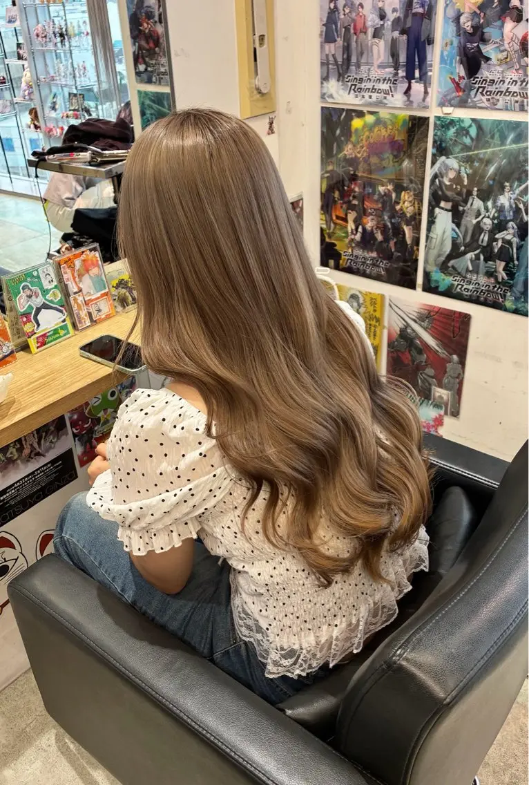 ロング カラー ヘアカラー オタク🍒渋谷 🍒カラーのヘアスタイル