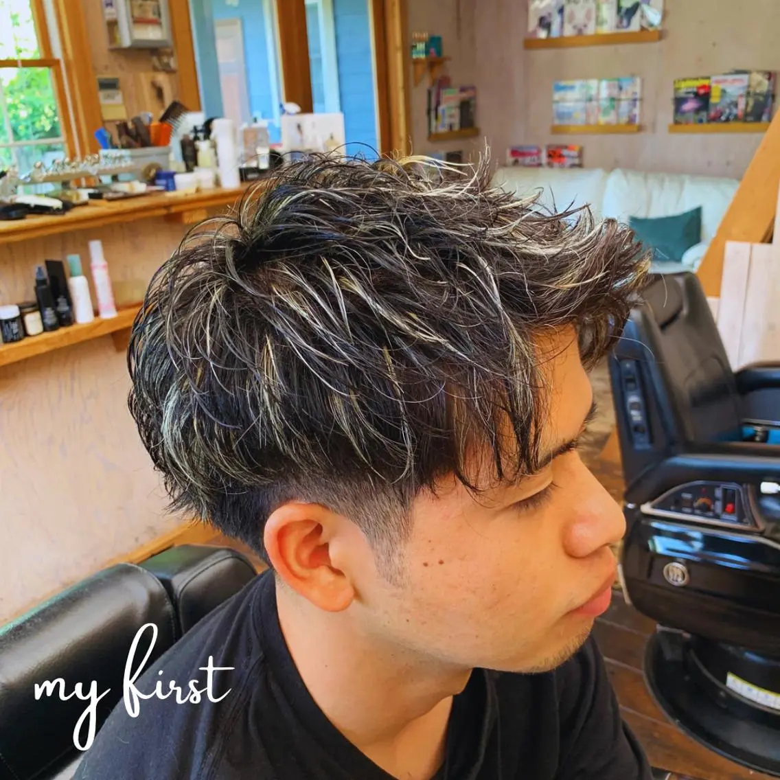 メンズカット＋ヘアセットの写真