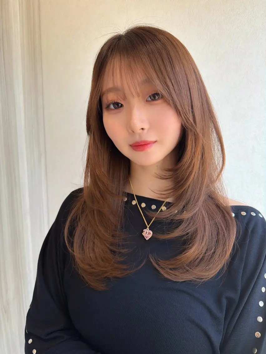 ロング レイヤーカット カット 美髪矯正/髪質改善/ 艶レイヤー 古畑佑悟のヘアスタイル