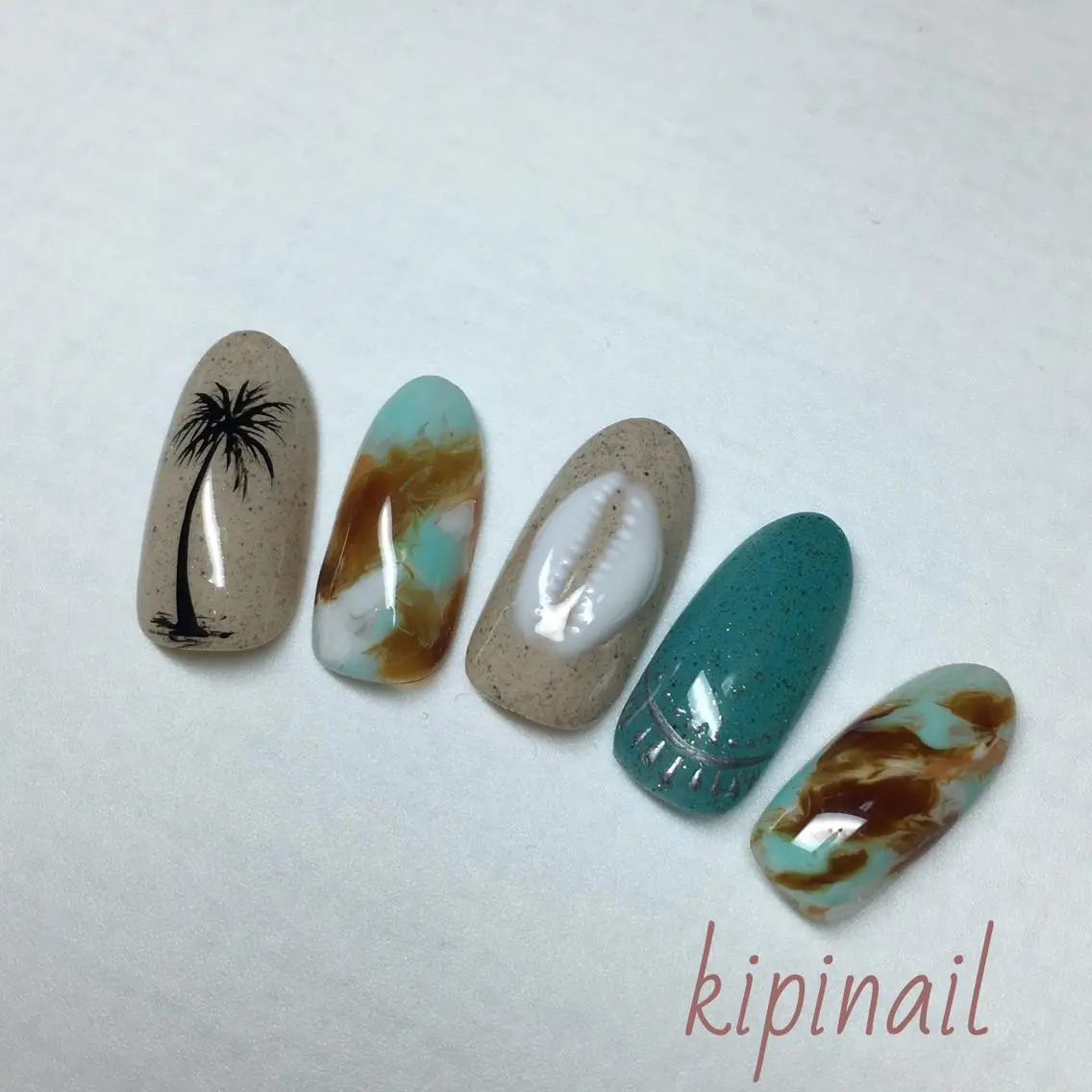 ネイル アートネイル kipinail 川﨑えりかのネイルデザイン