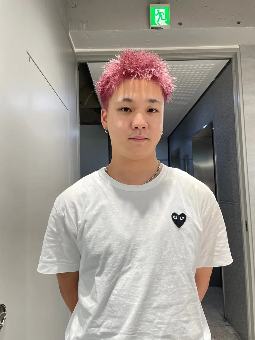 ショート カラー ピンクカラー ショートヘア トレンド🔥メンズ 特化⚡️網野裕希のヘアスタイル