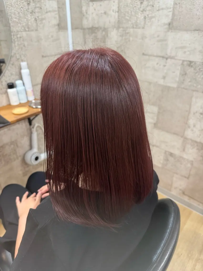 ミディアム カラー カット トリートメント Garden 浅草蔵前のヘアスタイル