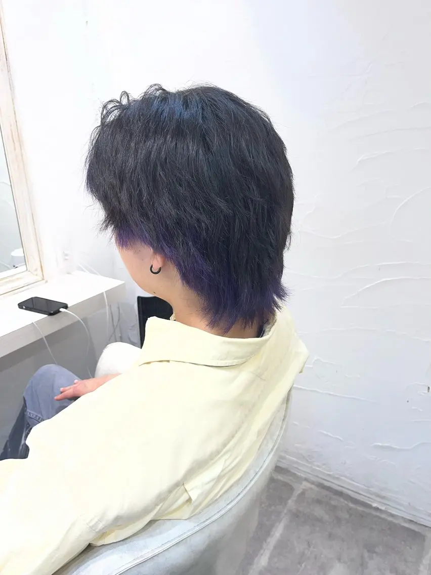 カラー メンズ ヘアカラー 🩵aiko / モデル募集中️🩵のヘアスタイル