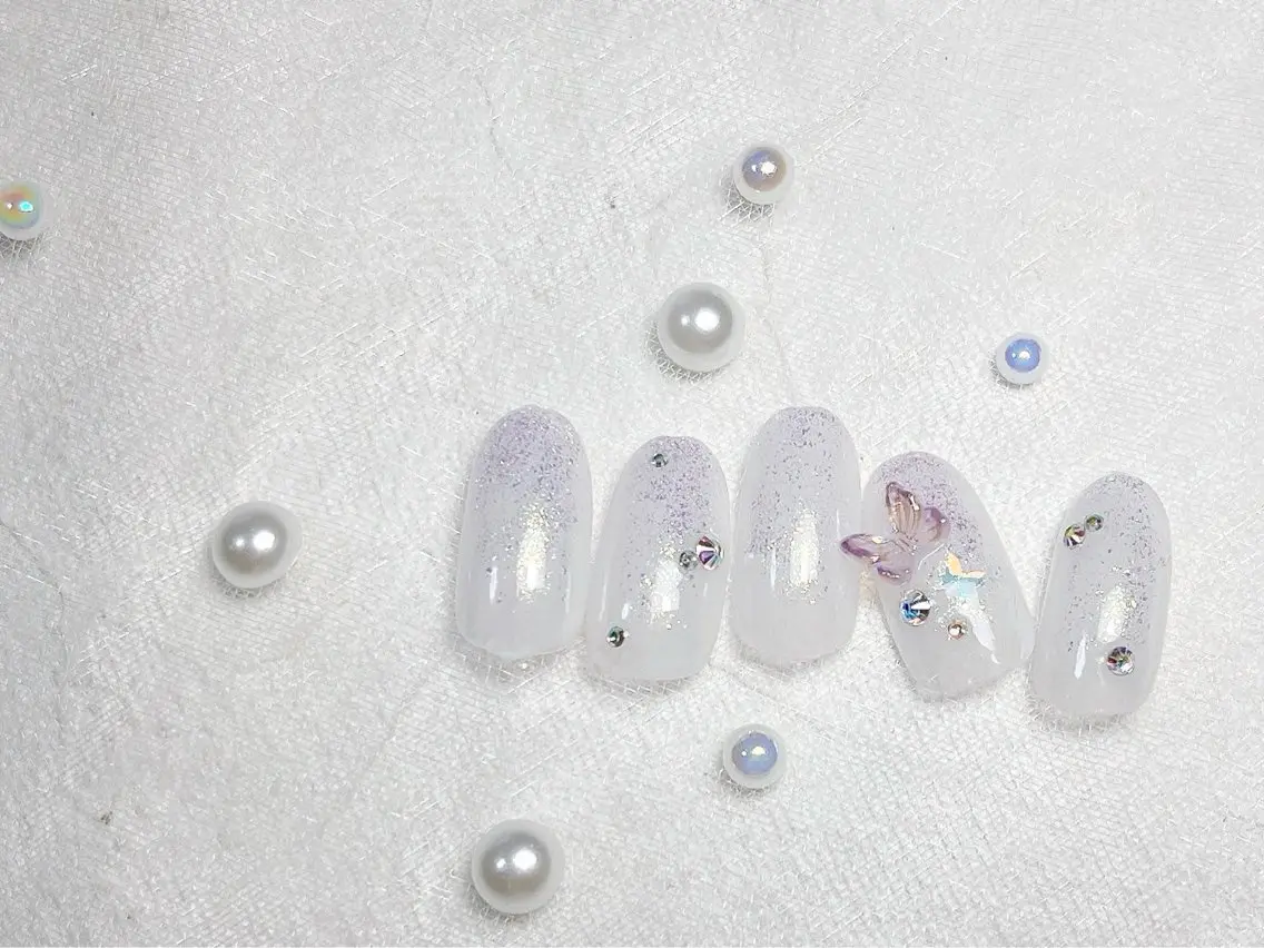 ネイル フットネイル ジェルネイル パラジェル 春ネイル ワンホンネイル ハンドネイル kiki nail &brow二子玉川のネイルデザイン