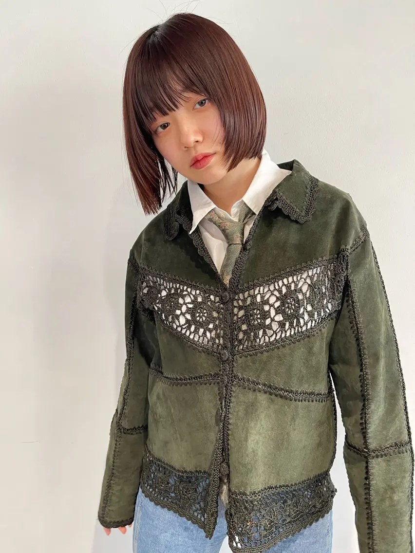 ショート ボブ 顔まわりレイヤー レイヤーカット ボブ/レイヤー /河内温太のヘアスタイル