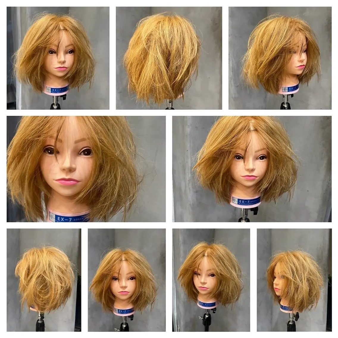 ミディアム カラー カット トリートメント 松下 倫子のヘアスタイル