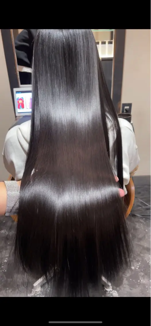 ロング 縮毛矯正 トリートメント 泉 堅也のヘアスタイル