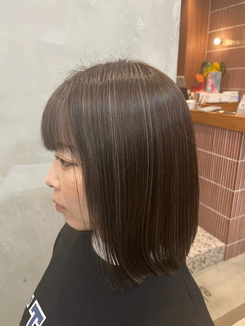 ミディアム カラー 山下和輝/fifth メンズパーマのヘアスタイル
