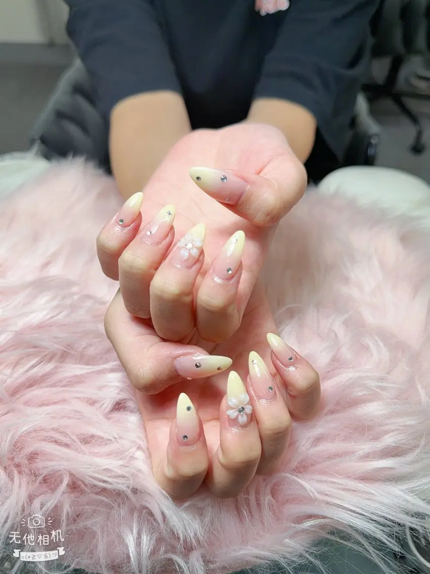 ネイル 長さ出し フレンチネイル グラデーション 韓国ネイル マグネットネイル ハンドネイル VB HEAVEN nailのネイルデザイン
