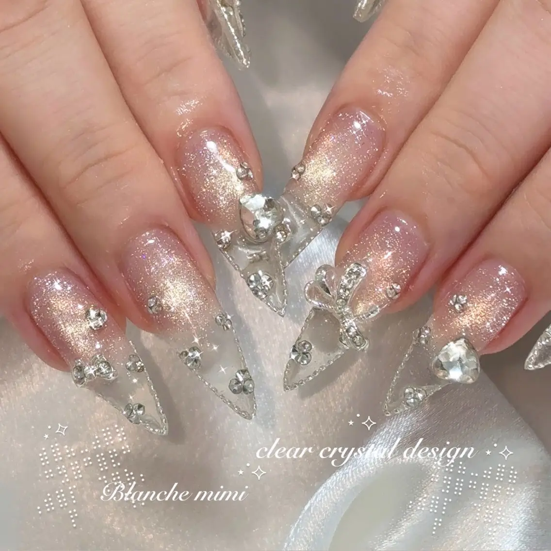 ネイル ハンドネイル Blanche mimi.u_aのネイルデザイン