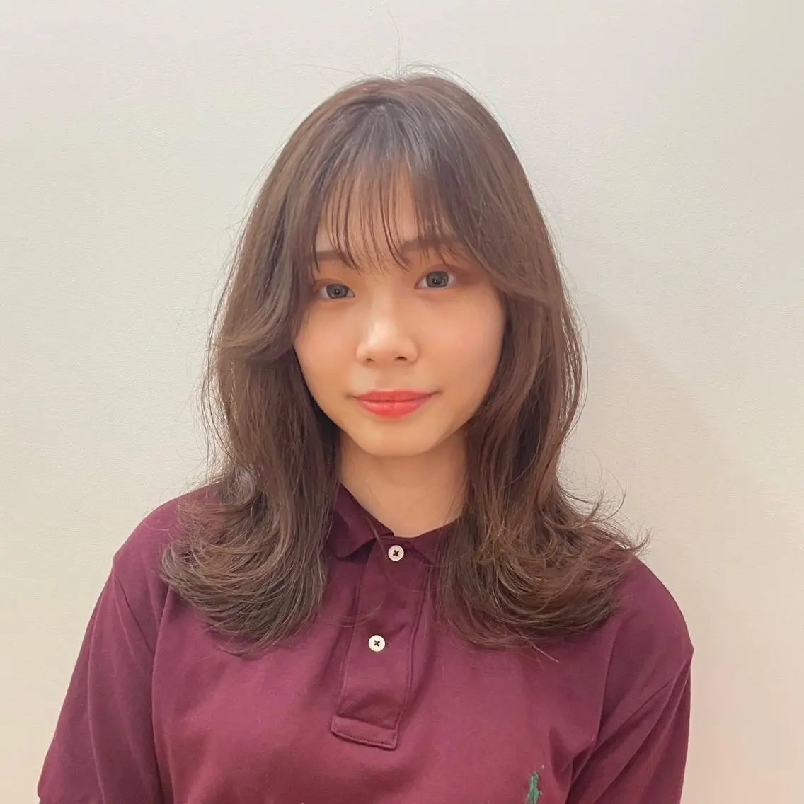 セミロング カラー カット ヘアカラー 片山美穂 心斎橋・なんばのヘアスタイル
