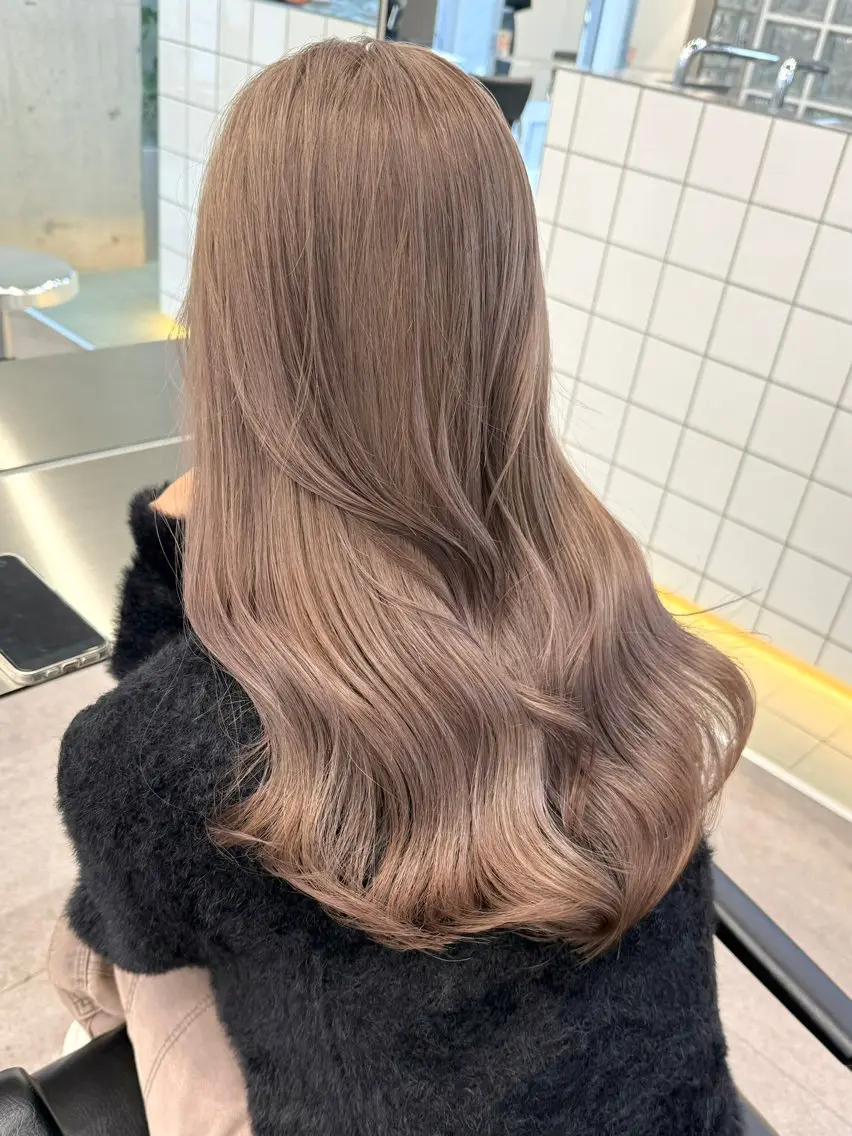 ロング カラー ヘアカラー 似合わせ×ハイトーン ブリーチカラー/大雅のヘアスタイル