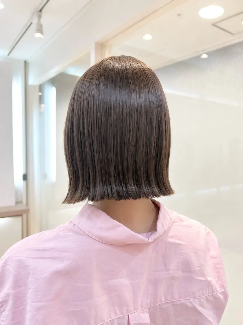 ショート カット ヘアカラー トリートメント 似合わせカラー/艶 髪質改善/ヨシザキのヘアスタイル